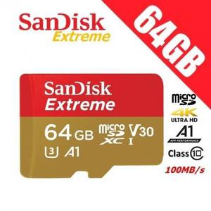 Sandisk Extreme 64 Gb Microsd Sdxc 100 Mb/s Go Pro