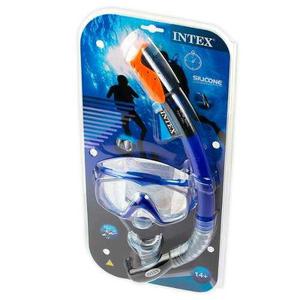 Set Snorkel Intex Careta Vidrio Templado Pro Buceo 2