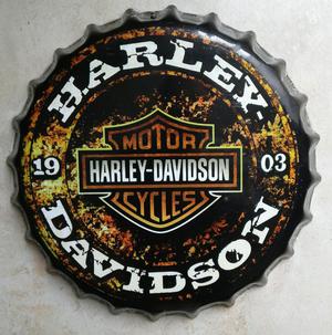 Tapa Harley Davidson en Aluminio.