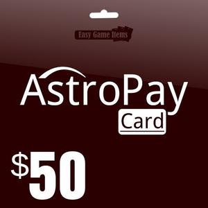 Tarjeta Astropay Card $50