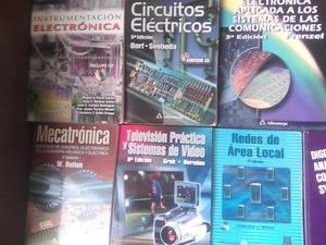 Varios libros para ingeniería electrónica y