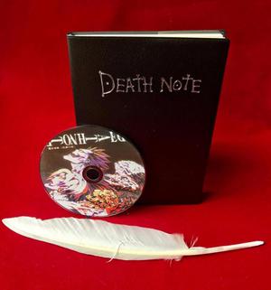 libreta death note. cd sountrack. pluma.deathnote. envio
