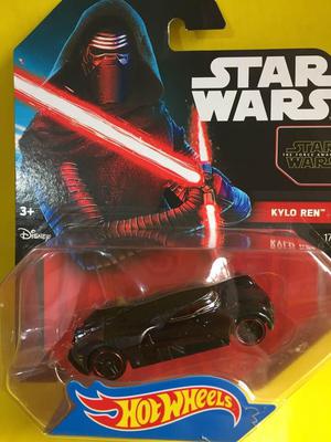 Auto Kylo Ren Star Wars Hotwheels Modelo a Escala Diecast