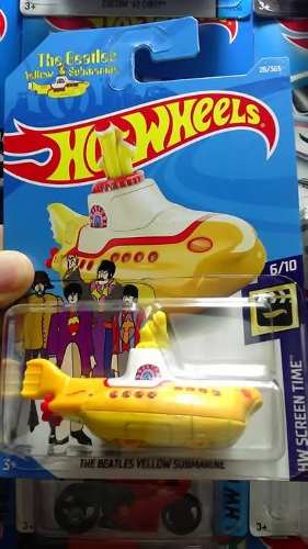 The Beatles Yellow Submarine De Hot Wheels Blister Sellado