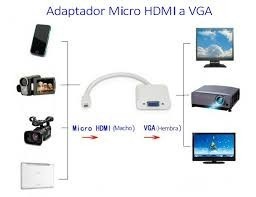 Adaptador Convertidor Micro Hdmi A Vga