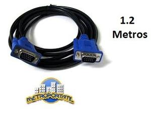 Cable Vga Para Monitor Pc Video Beam 1.2mts Con 2 Filtros