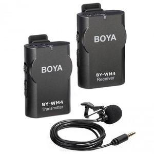 Microfono Inalambrico Boya Wm4 para camaras y smartphones