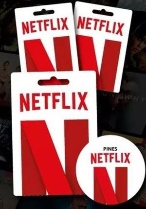 Gift Card Netflix 1 Mess/ Original Tarjeta Codigo.