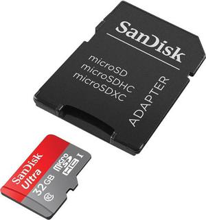 Memoria Micro Sd Sandisk 32gb Clase  Mb/s