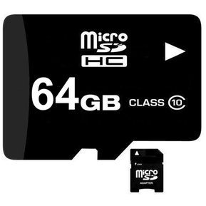 Memoria Microsd 64gb Clase 10 + Adaptador Grantizados