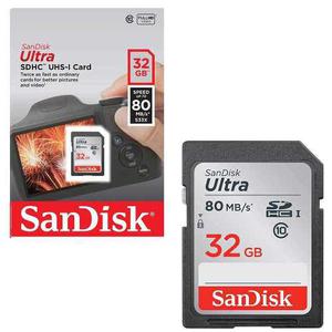 Memoria Sandisk Ultra 80mb/s Clase gb