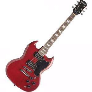 Guitarra Electrica Freeman Sg Fre50 Roja Entrega Inmediata