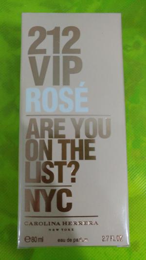 perfume 212 rose vip are u on the list?