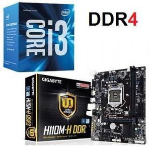 Combo Board Gigabyte Ga-h110m-h + Intel Core I