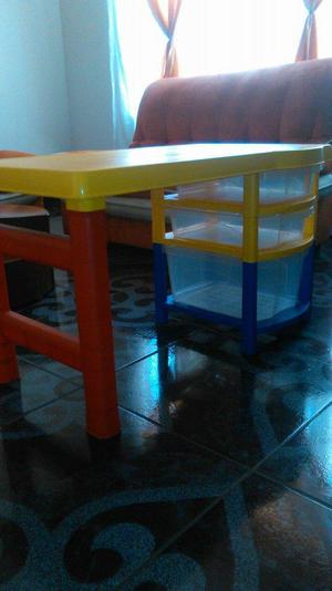 Mesa para niño preescolar