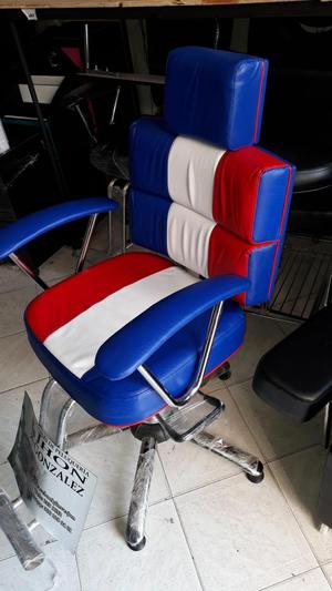 silla de barberia hidraulica araña tricolor,equipos de