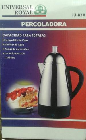 Cafetera, Tetera Y Hervidora Metalice Eléctrica Automática