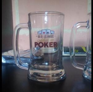 Vasos,jarros,cerveceros,poker (4 Unidades) *nuevos En Caja*
