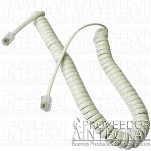 Cable Cordón Teléfono Fijo Espiral Retráctil 210 Cm X