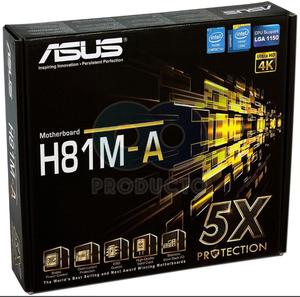 Combo Board Asus H81MA, Procesador Intel Core i