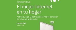 INTERNET CON MOVISTAR EN FIBRA OPTICA Y COBRE 