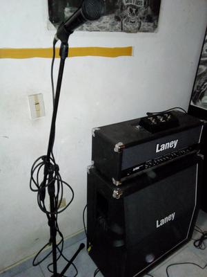 amplificador para guitarra laney lv300h 120w cabina cabezote