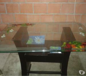 vidrio tallado para mesa de comedor