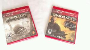 2X1 Juegos PlayStation 3 Resistance 1 y 2 Ps3