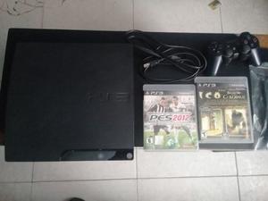 Consola Play Station 3 +control+disco Duro De 120gb+2 Juegos