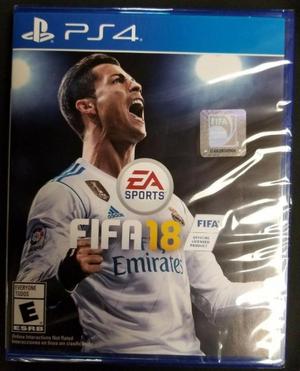 Fifa 18 Ps4 Nuevo Sellado