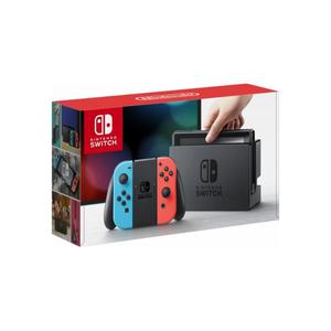 NINTENDO SWITCH Console with Neon Blue Red JoyCon