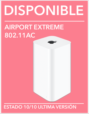 AIRPORT EXTREME APPLE MEJOR VERSION AC