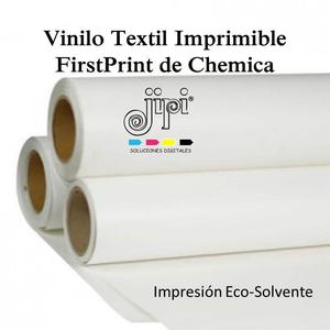 Vinilo Textil Imprimible Blanco SemiMate Rollo 37.5cms x