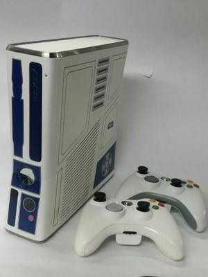 Xbox 360 Slim Star Wars Dos Controles Disco Duro 320g Juegos