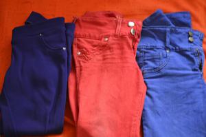 pantalones de colores talla 8