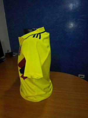 Camiseta De La Selección Colombia Rusia  Amarilo Polo
