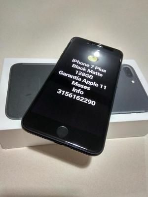 iPhone 7plus 128gb BlackMatte Semí Nuevo y con Garantía