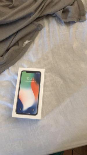 iPhone X, 64 gigas, color silver