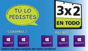Windows 10 Pro 3x Bit Factura Legal Empresa Promocion