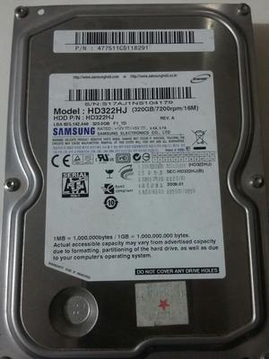 Vendo Disco Duro Samsung 320 Gb