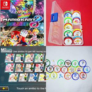 20 Amiibo Colección Mario Kart 8 Switch