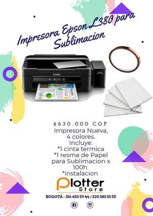 Impresora Epson L380 Sublimacion Trasfer