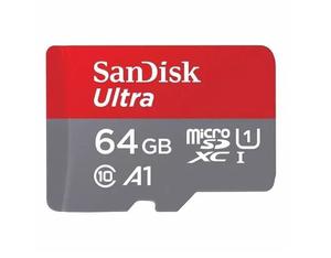 Memoria Sandisk Ultra Microsd 64gb Uhs-i A1 Full Hd 100mb/s