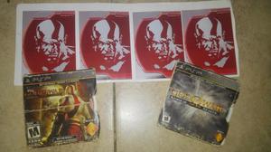 PACK 2 GOD OF WAR PSP BLISTER, 15 cada uno STICKERS PERFECTO