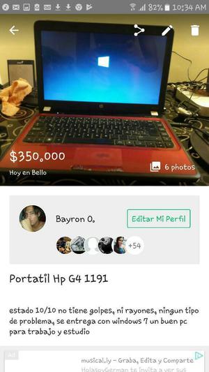 Portatil Hp G4 4gb Ram