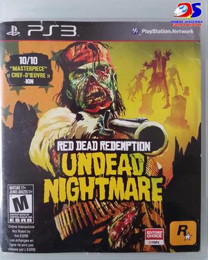 Ps3 Juego Red Dead Redemption Undead Nightmare Original