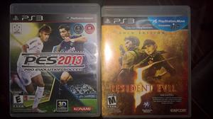 Resident Evil Gold Edition y PES 