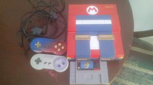 Super Nintendo Dos Controles Y Mario Wor