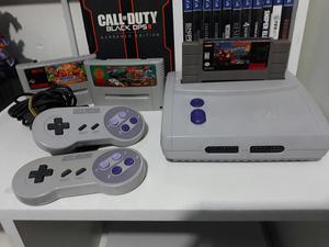 Super Nintendo con 3 Juegos Controlesss