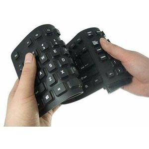 Teclado Flexible Usb Color Negro